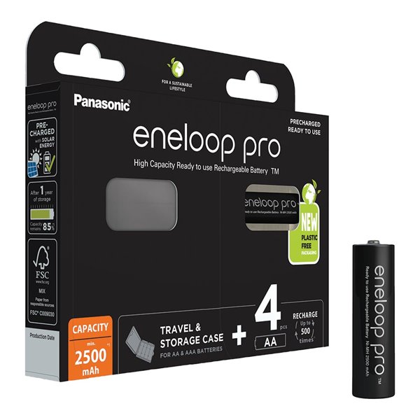 HR6 AA 3HCDE/4BE CASE ENELOOP PRO